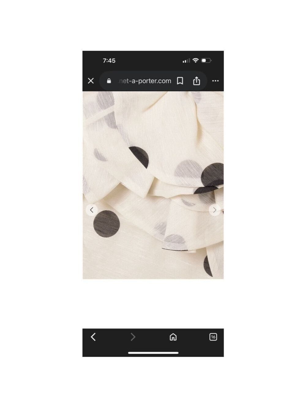 Zimmermann Black and White Polka Dot Crush Ruffle Mini Dress Size 4/6 (1) - Picture 7 of 13